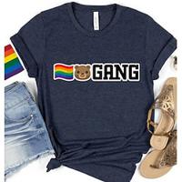 LGBT LGBTQ T-shirt Pride Shirts Rainbow Bear Gang Lesbian Gay T-shirt For Unisex Adults' Hot Stamping Pride Parade Pride Month Lightinthebox