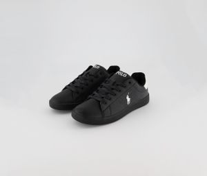 Boys Quilton Lace-Up Shoes  Black