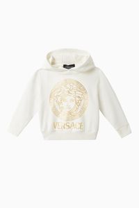 Medusa & Logo Cotton Hoodie