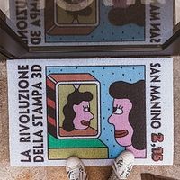 Cartoon Abstract Entry Mat Floor Mat Entry Door Household Rub Soil Scraping Mud Door Mat Entry Non-slip Silk Circle Foot Mat miniinthebox - thumbnail
