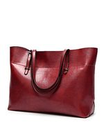 Women Solid Color Fashion Shoulder Bag - thumbnail
