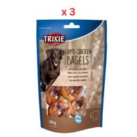 Trixie Premio Lamb Chicken Bagels Dog Treats 100G Pack Of 3