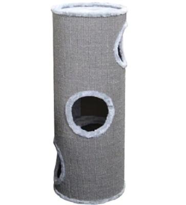 Ebi Trend Cat Dome Everlast Tower Level 3 Cat Scratcher - Grey, 37X37X100CM