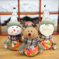 Sunsunrise Candy Jar Cartoon Anti-Crack Lightweight Christmas Elf Candy Jar Gift Bag Decorations for Kids. Lightinthebox - thumbnail