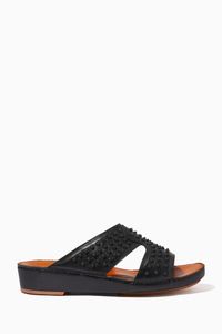 Peninsula Sandals in Studded Softcalf