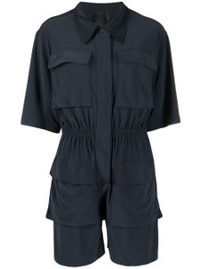 Norma Kamali cargo pocket playsuit - Green