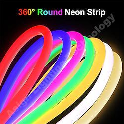 Neon Light Sign LED Strip Flexiable 360 Round Tube Lamp 30M IP67 Waterproof Flexible Rope String Home Decoration Lightinthebox