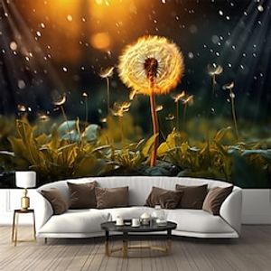 Deadelion Wind Hanging Tapestry Wall Art Large Tapestry Mural Decor Photograph Backdrop Blanket Curtain Home Bedroom Living Room Decoration Lightinthebox