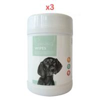 M-Pets Pet Cleaning Wipes 80pcs (Pack of 3)
