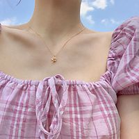Women's Pendant Necklace Necklace Retro Roses Flower Dainty Simple Fashion Classic Alloy Gold 45 cm Necklace Jewelry 1pc For Party Evening Street Gift Birthday Party  Charm Necklace Lightinthebox - thumbnail