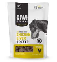 Kiwi Kitchens Raw Freeze Dried Chicken Liver Dog Treats 250G