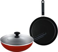 Prestige Classique 3 Pieces Cookware Set, Red, PR21060