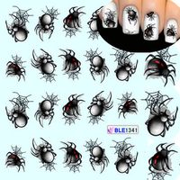 1 Sheet Spider Nail Art Sticker