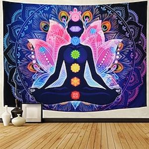 seven chakra tapestry yoga meditation wall tapestry colorful mandala tapestry indian hippie chakra tapestry wall hanging for studio room miniinthebox