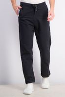 Mens Brand Print Jogger Pants  Black Combo - thumbnail