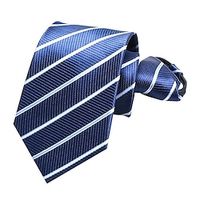 Men's Neckties Zip Tie Men Ties Zipper Tie Bow Striped Wedding Birthday Party miniinthebox - thumbnail