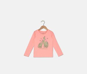 Toddler Girls Graphic Print Top  Neon Blossom