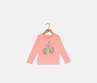 Toddler Girls Graphic Print Top  Neon Blossom - thumbnail