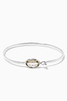 Savannah Smokey Quartz Bangle 628 in Sterling Silver - thumbnail