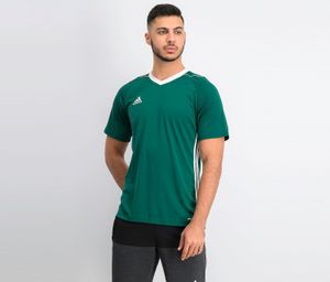 Mens Tiro 17 Jersey T Shirt  Green/White