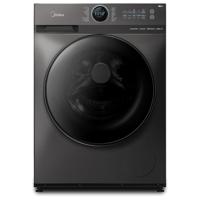 Midea 12KG Front Load Smart Washing Machine With Lunar Dial, 1400 RPM, 14 Programs, Fully Automatic Washer, Digital LED Display, BLDC Inverter, Steam Care, Wi-Fi Connectivity, Titanium