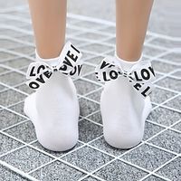 Women's Crew Socks Fishnet Tights Polyester Simple Classic Lolita 1 Pair Lightinthebox - thumbnail