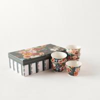 Floral Bunch Print 6-Piece Cawa Cup Set