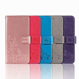 Phone Case For OPPO Full Body Case Leather Flip Reno 4 5G Reno 4 Pro 5G Oppo Reno 4 Card Holder Shockproof Flip Flower / Floral PU Leather miniinthebox