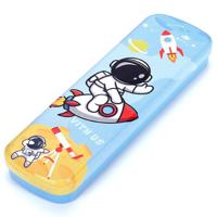 Eazy Kids Pencil Box - Astronaut With Rocket EZ_PBX_14 - thumbnail