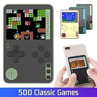 K10 Upgraded Ultra-thin Card 2.4-inch Handheld Video Game Console Portable Game Console Built-in 500 Game Console Retro Game Console Lightinthebox - thumbnail