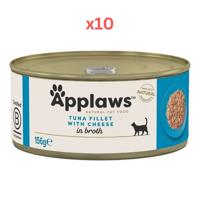 Applaws Cat Tuna With Cheese Wet Food Tin 156G Pack Of 10