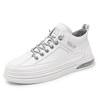 Men's Sneakers Sporty Look Skate Shoes Classic Sneakers Sporty Casual Outdoor Daily Walking Shoes PU Black Beige Gray Fall Spring miniinthebox - thumbnail