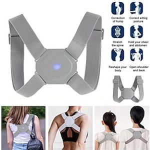 Smart Vibration Reminder Induction Correction Belt Posture Correction Anti-Hunchback Adult And Children Universal Corrector Corrects Sitting Posture Instrument Lightinthebox