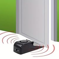 1pc Door Stop Alarm With 120DB Siren Door Stop For Home  Travel Black Lightinthebox - thumbnail