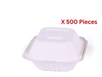 Hotpack Bio Degradable Burger Box 6 Inch 500 Pieces