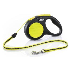Flexi New Neon S Cord Cat/Dog Leash 5M - Yellow