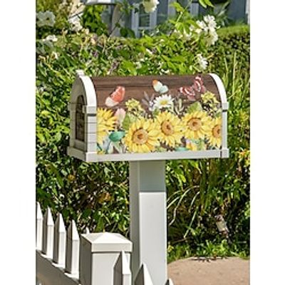 1pc Mailbox Cover Sunflower Butterfly Pattern Printed Garden Dust Proof Mailbox Cover. Lightinthebox 1pc Mailbox Cover Sunflower Butterfly Pattern Printed Garden Dust Proof Mailbox Cover. Lightinthebox