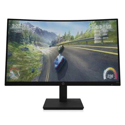 HP X27c Curved Gaming Monitor, 27 Inch FHD, 1500R VA Display, 165Hz Refresh Rate, 1ms MPRT Response Time, 8 bit Color, Adjustable Hight, DP, HDMI, 3.5 mm Audio, Black - 32G13AS