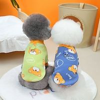 Dog Clothes Lazy Bear Little Sweater Teddy Pet Dog Warm Clothes Pet Valley New Fashion Cute Dog Sweater Lightinthebox - thumbnail