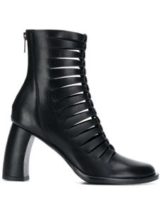 Ann Demeulemeester cut out ankle boots - Black