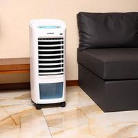 Olsenmark 3 Speed Air Cooler with Remote Control 7L, White/Blue - OMAC1664