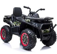 Megastar Ride On 12 v Predator ATV 4X4 Premium Quad Bike Wit RC, Green - AR700L - Green (UAE Delivery Only)