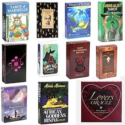 Tarot Cards English Tarot Cards Oracle Card Board Game Cards The Marseille Lightinthebox
