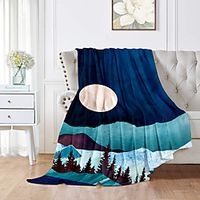 Bed Blankets  Sofa Throw  Multifunctional Blankets, Galaxy  Animal Flannel Toison Warmer Comfy Super Soft Blankets Lightinthebox - thumbnail