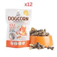 Puppy Salmon Skin Wrapped Dogcorn Stick 40G (Pack of 12)