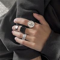 1 set Ring For Women's Birthday Street Gift Alloy Classic Lightinthebox - thumbnail