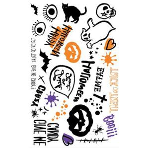 Halloween Horror Temporary Tattoo Stickers