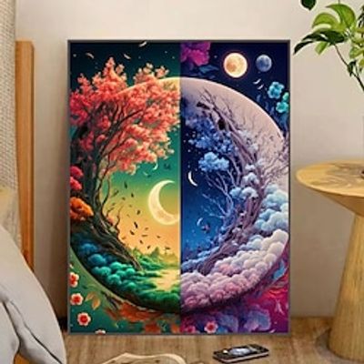 1pc30 40cm 11.8 15.7in frameless DIY 5D Adult synthetic Diamond Digital Painting Set Art Landscape Animal Diamond Painting Art crafts for wall decoration for Christmas surprise gifts Lightinthebox