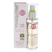 Mosquitno 2 In 1 Insect Repellent & Fragrance Personal Protection For Her (U) 50Ml Body Spray