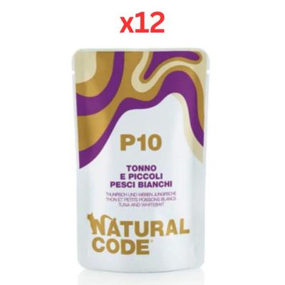 Natural Code Tuna & Whitebait Soft Jelly Wet Cat Food 70G (Pack of 12) Natural Code Tuna & Whitebait Soft Jelly Wet Cat Food 70G (Pack of 12)